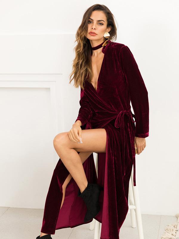 Velvet Long Cloak