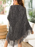 Tassel Shawl Sweater