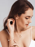 Bell Pattern Pearl Necklace