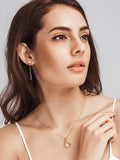 Bell Pattern Pearl Necklace