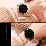 Mesh Strap Waterproof Women's Watch