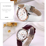 Stylish Heart-shaped Calendar Women's Watch