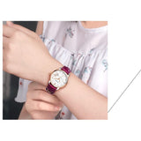 Stylish Heart-shaped Calendar Women's Watch