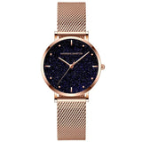 Starry Sky Dial Waterproof Women's Watch