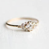 European and American fashion simple ladies ring