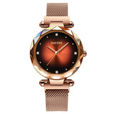Irregular Frame Magnetic Strap Women's Watch