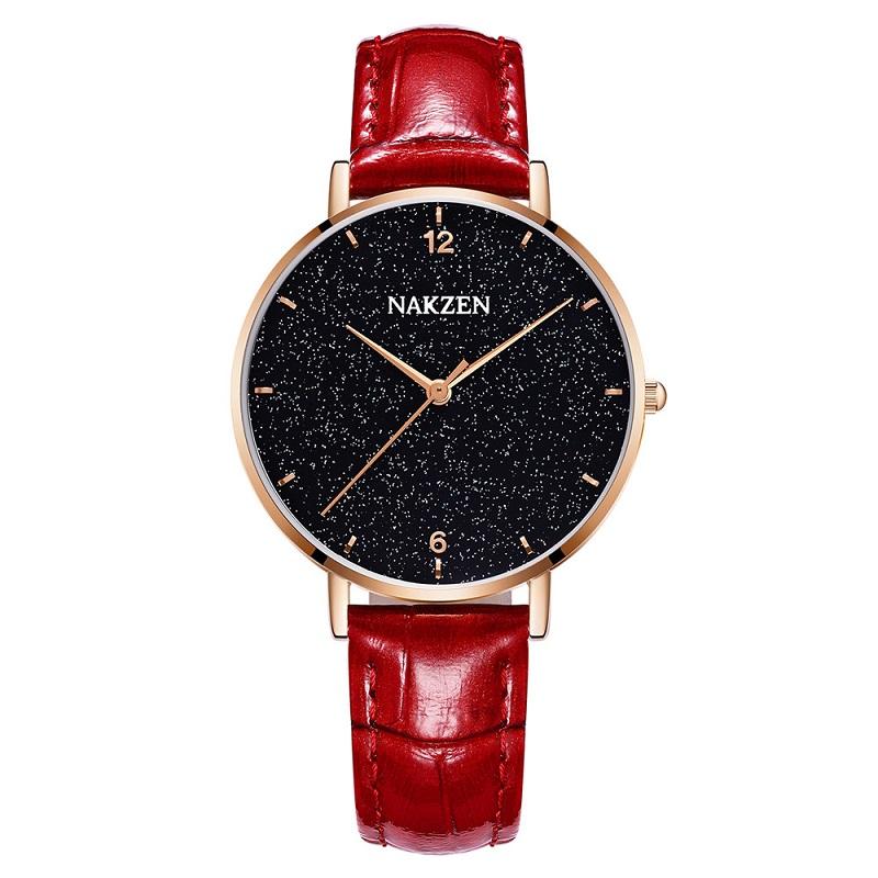 Ultra-thin Blue Sandstone Dial Women's Watch