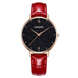 Ultra-thin Blue Sandstone Dial Women's Watch