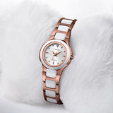 Ceramic Tungsten Steel Strap Women's Watch