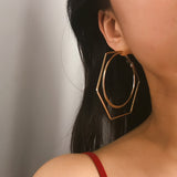 European and American wild long diamond earrings