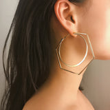 European and American wild long diamond earrings