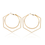 European and American wild long diamond earrings