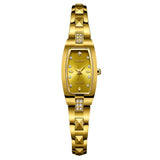 Rhinestone Scale Tungsten Steel Strap Women's Watch