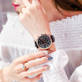Three Eyes With Calendar Women's Watch