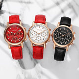 Three Eyes With Calendar Women's Watch