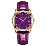 Rhinestone Scale With Calendar Women's Watch