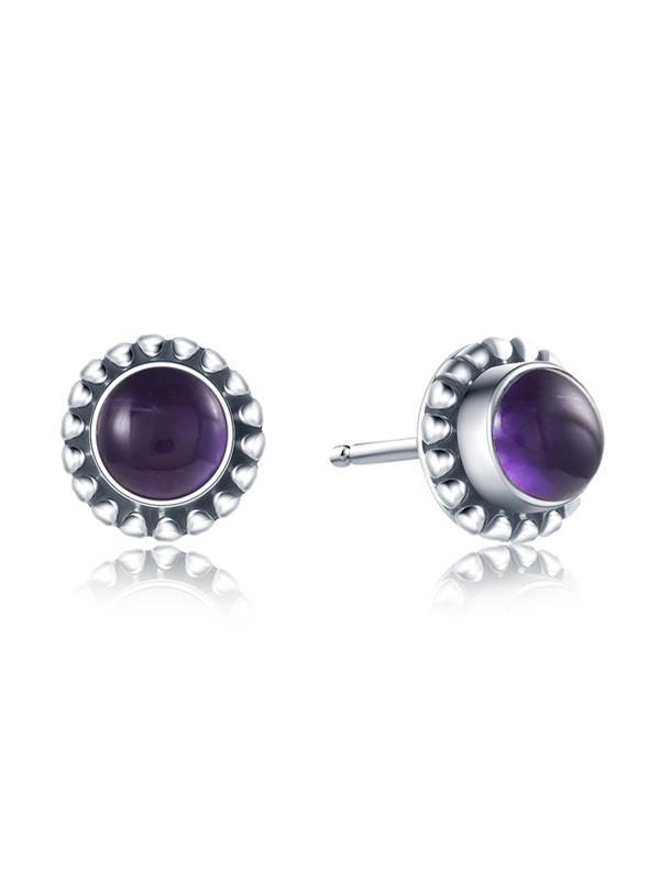 Natural Stone Ear Stud