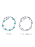 Turquoise&Moonstone Bracelet