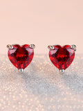 Heart Pattern Necklace&Earrrings Set