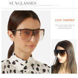 Retro Large Frame Sunglasses