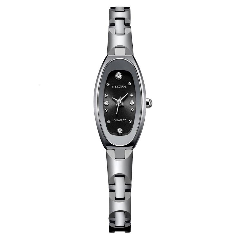 Fashion Tungsten Steel Strap Women's Watch