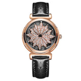 Rotatable Flower Dial Women's Watch