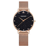 Blue Sandstone Dial Mesh Strap Women's Watch
