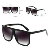 Retro Large Frame Sunglasses