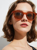 Retro Large Frame Sunglasses