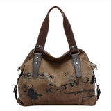 Retro Contrast Crossbody Handbag