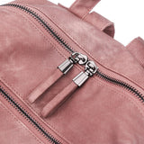 Retro Solid Color Backpack