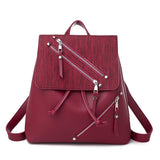 Fashion Zipper Design Backpack