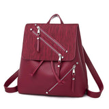 Fashion Zipper Design Backpack