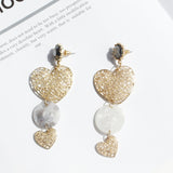 Fashion hollow long ladies ear chain