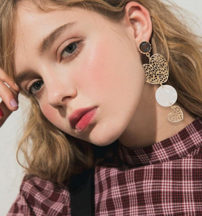 Fashion hollow long ladies ear chain