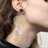 Fashion hollow long ladies ear chain