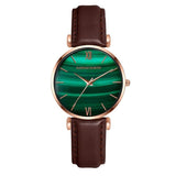 Green Dial Mesh Strap Women's Watch