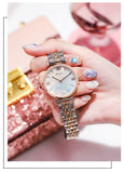 Fashion trend simple temperament waterproof rhinestone ladies watch