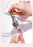 Fashion trend simple temperament waterproof rhinestone ladies watch