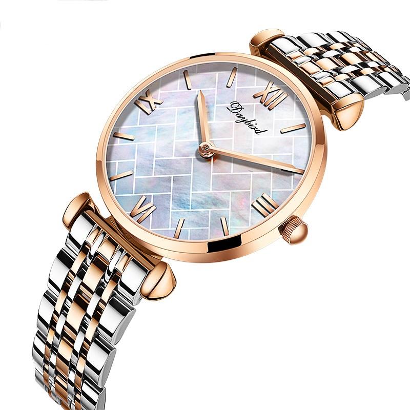 Fashion trend simple temperament waterproof rhinestone ladies watch