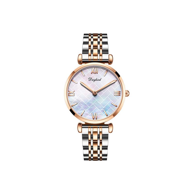 Fashion trend simple temperament waterproof rhinestone ladies watch