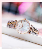 Fashion trend simple temperament waterproof rhinestone ladies watch