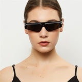 Rimless Cat's Eye Sunglasses