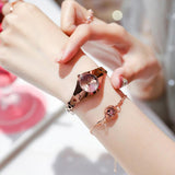 Heart-shaped Strap Women's Watch
