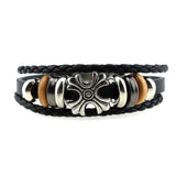 Fashion retro couple anchor hand-woven bracelet