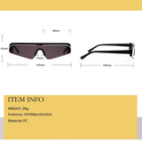 Rimless Cat's Eye Sunglasses