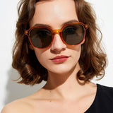 Transparent Large Frame Sunglasses
