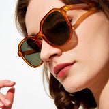 Transparent Large Frame Sunglasses