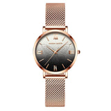 Butterfly Pattern Dial Women's Watch