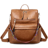 Retro PU Women's Backpack